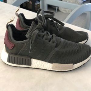 Womens Adidas nmd gray purple 7